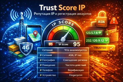 Trust Score IP и влияние репутации IP на регистрацию аккаунтов
