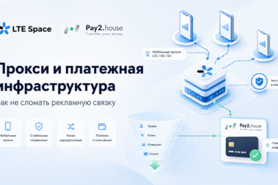 Прокси и платежная инфраструктура для арбитража трафика — LTESpace × Pay2.house