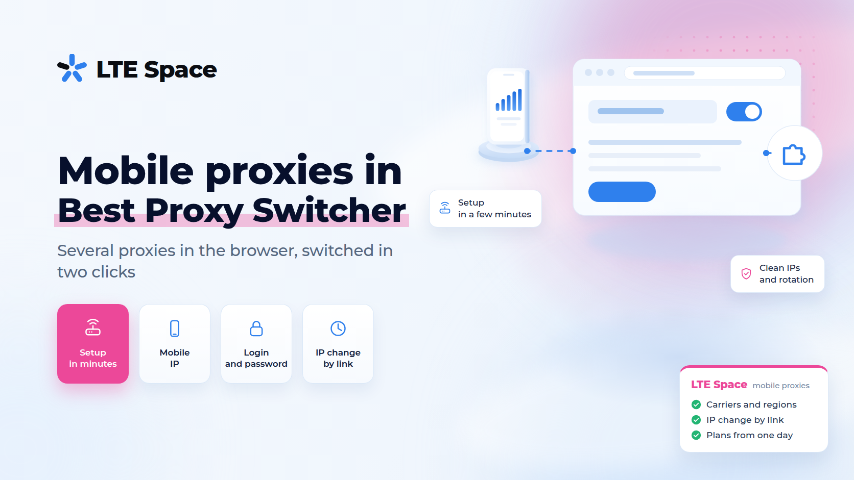 Setting up mobile proxies in the Best Proxy Switcher extension