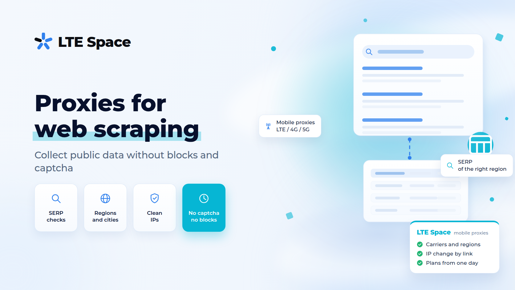 Proxies for web scraping and data collection