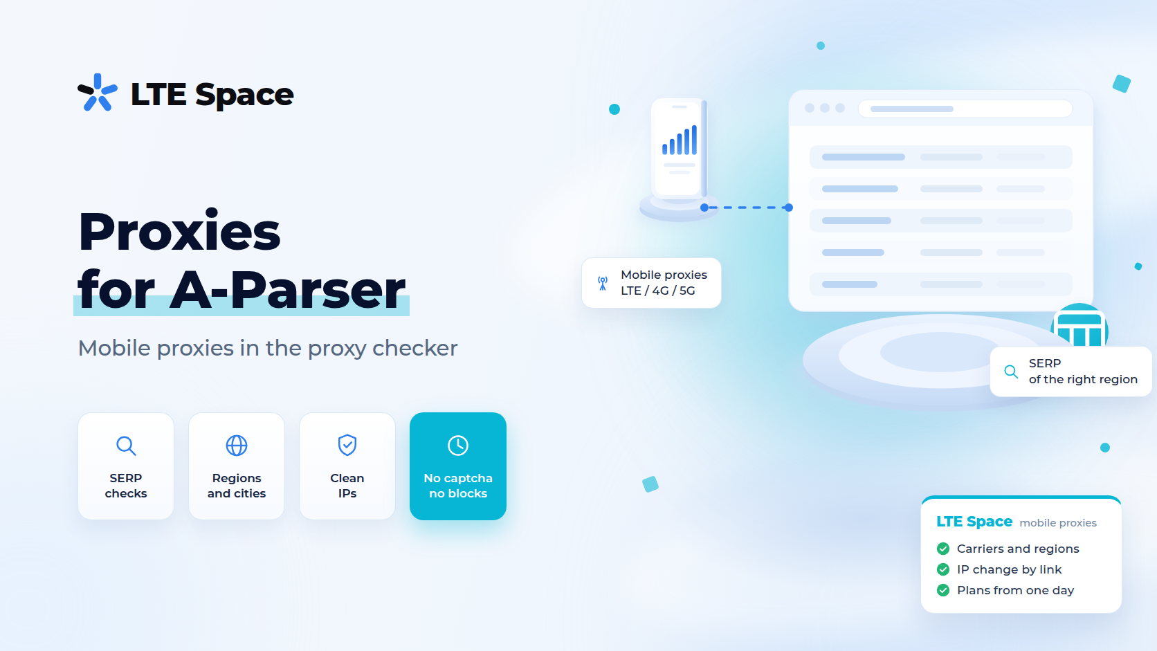 Proxies for A-Parser: mobile proxies in the proxy checker